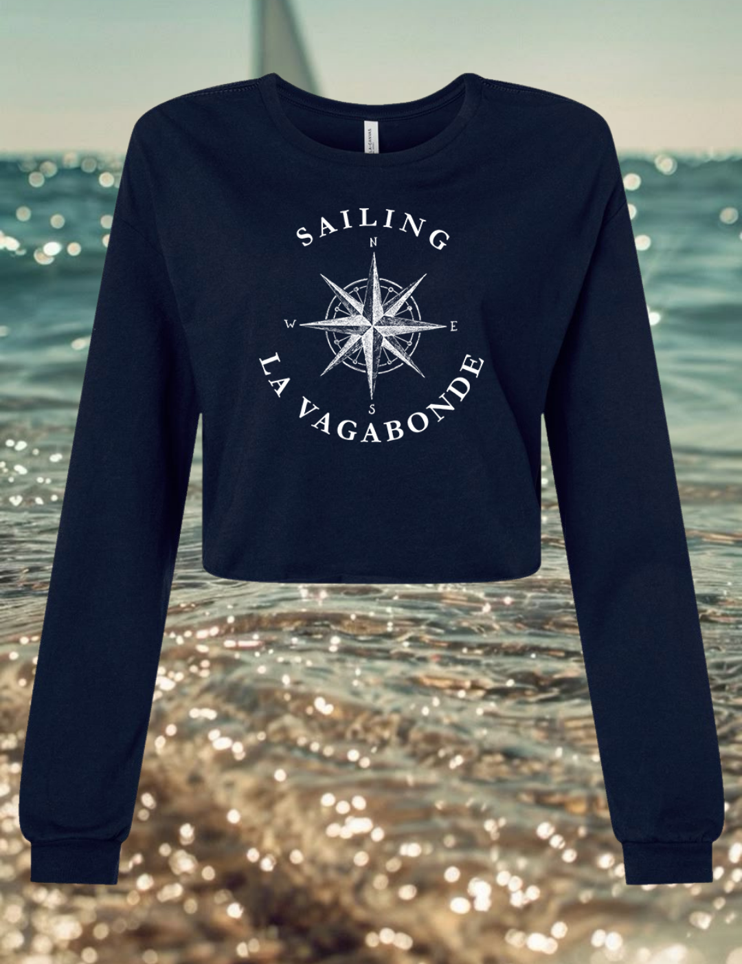 Wanderer Long-Sleeve Crop Tee