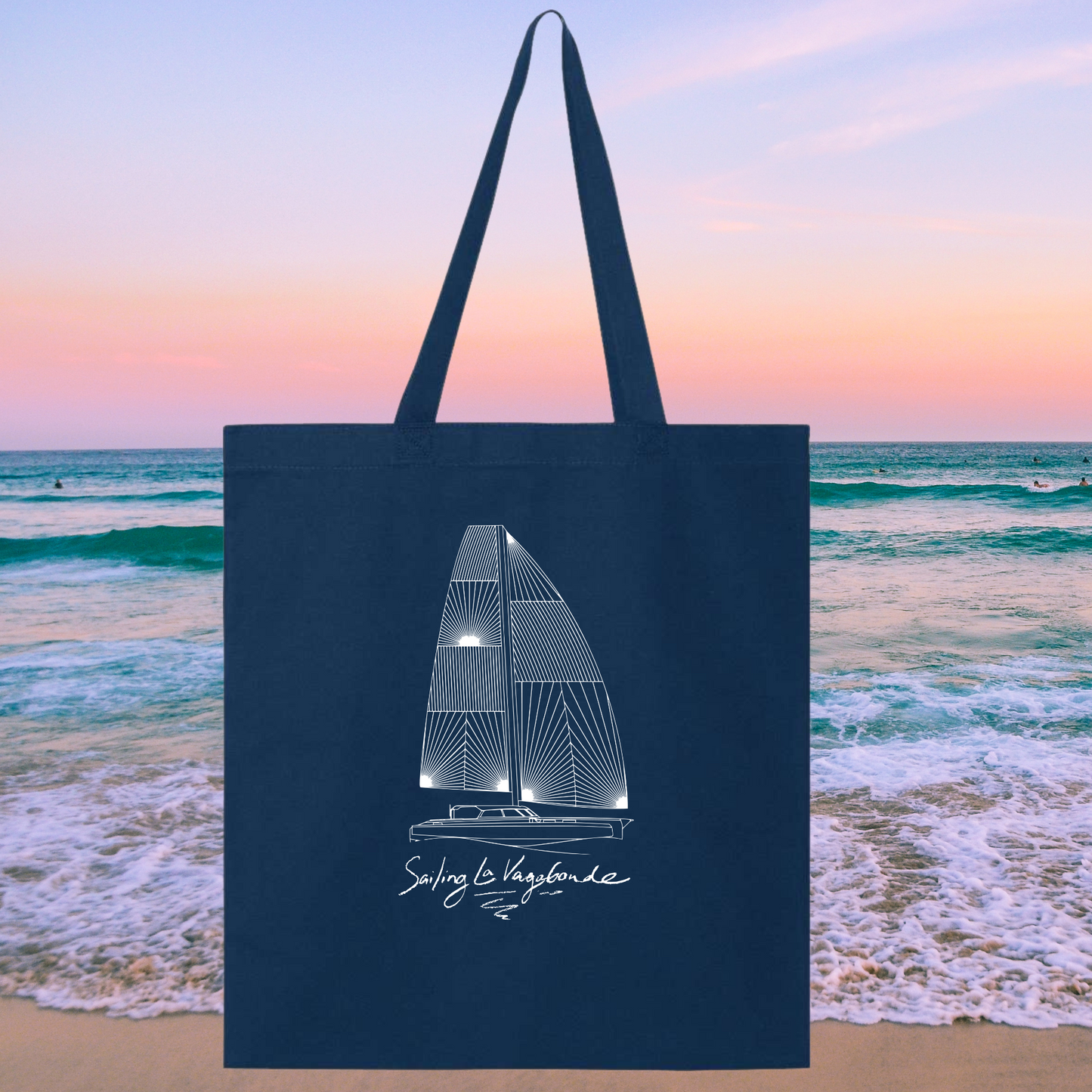 Tri Blueprint Tote Bag