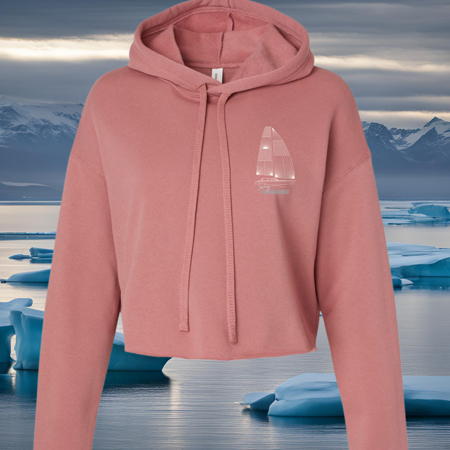 Blueprint Cropped Hoodie