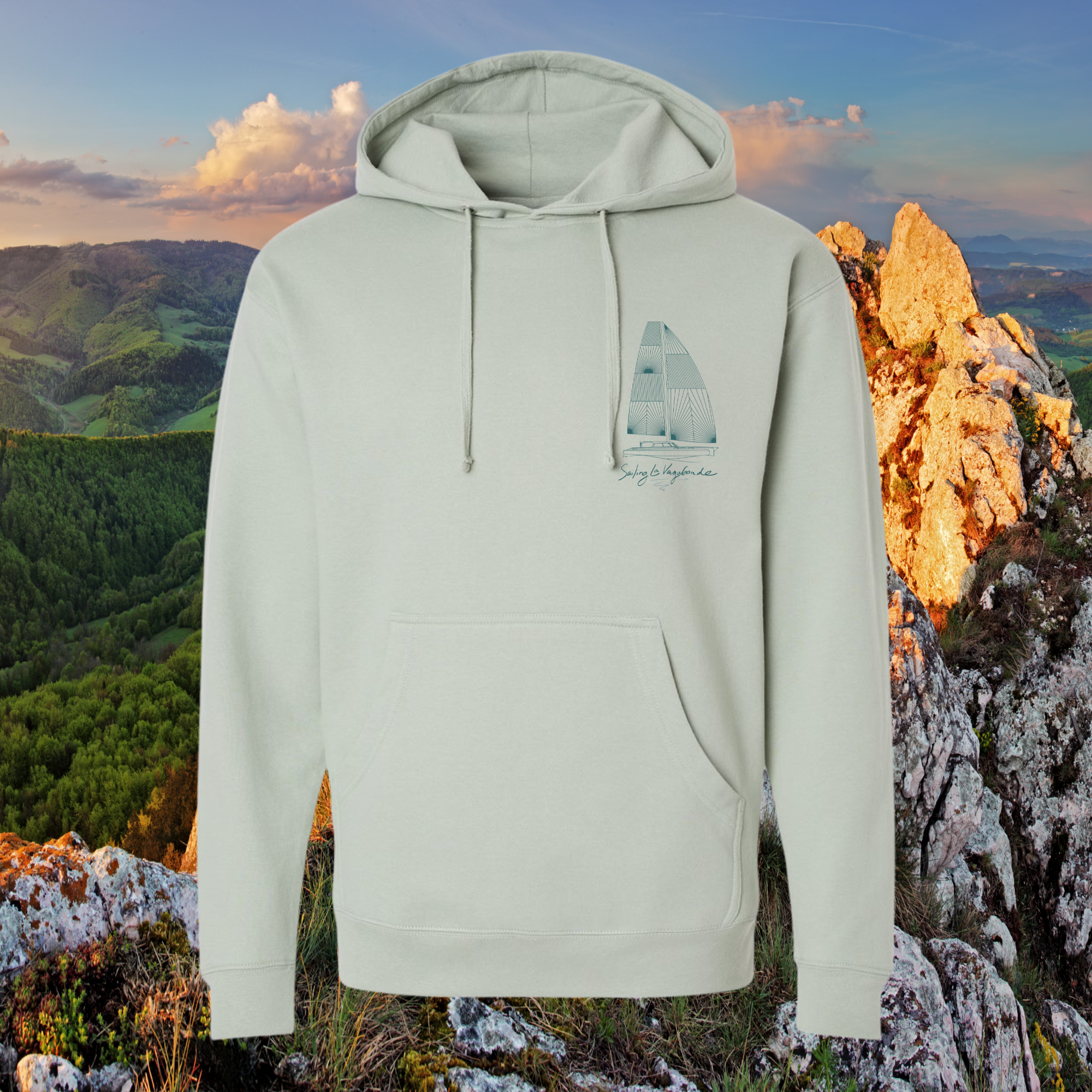Blueprint Rust Merch Tri Blueprint Hoodie – SLV Merch Store