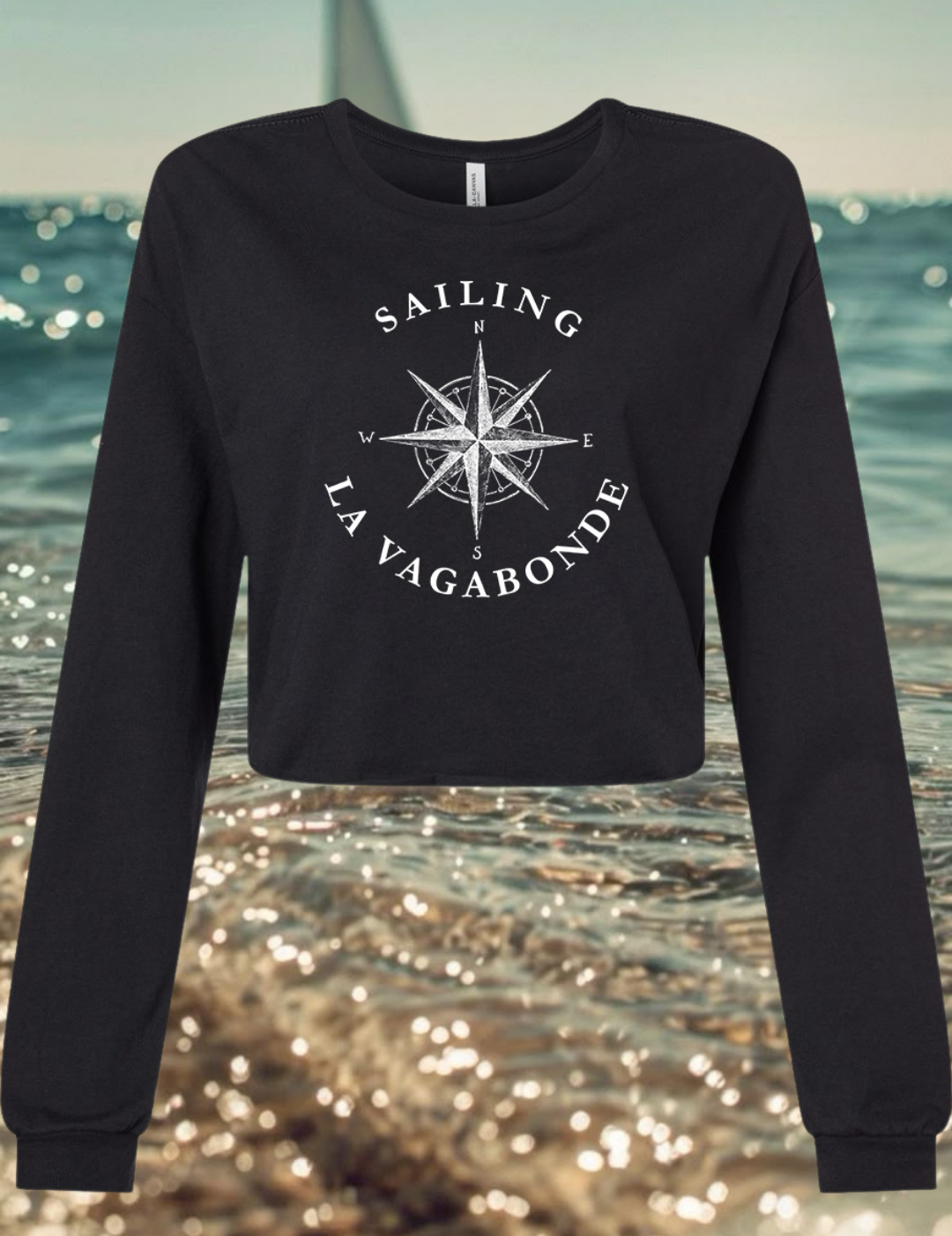 Wanderer Long-Sleeve Crop Tee
