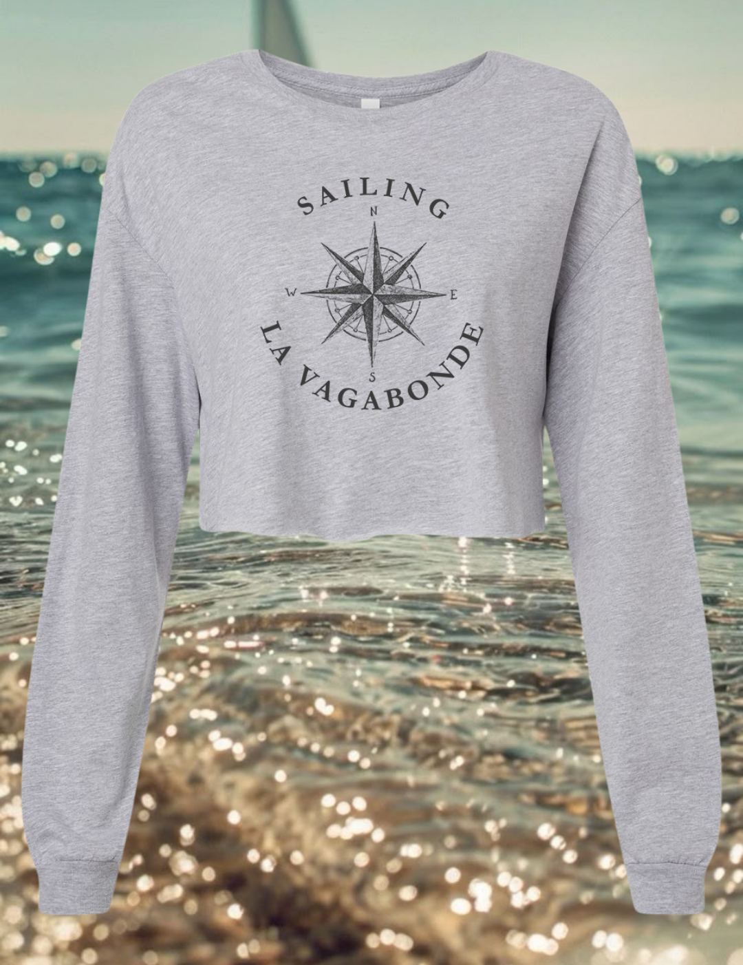 Wanderer Long-Sleeve Crop Tee