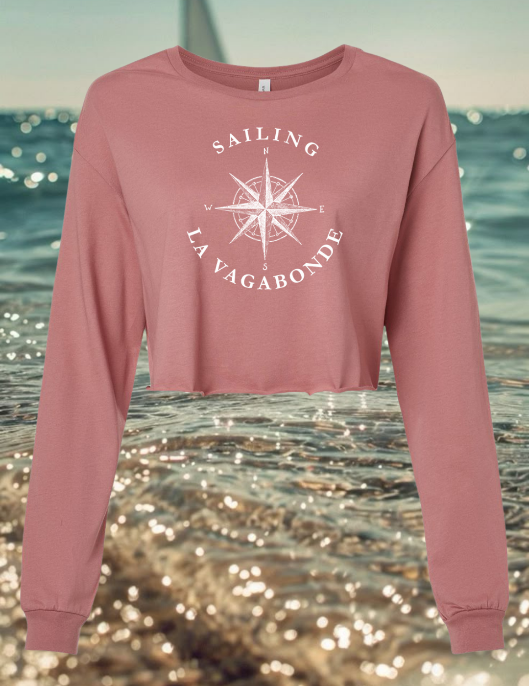 Wanderer Long-Sleeve Crop Tee